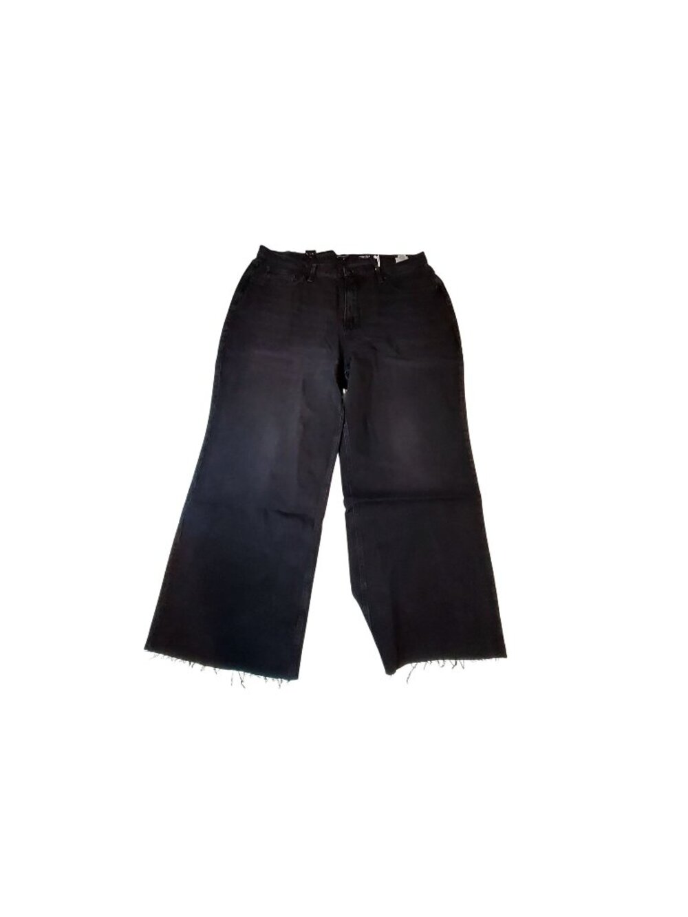 Good American Wide Leg Black Jeans Petite Plus 18